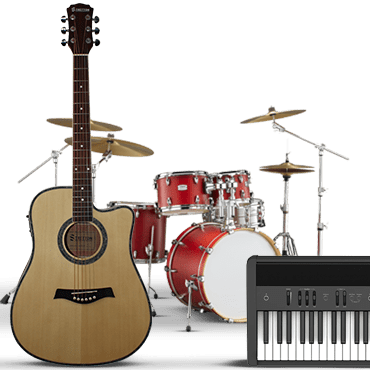 We know not everyone plays the guitar, so we provide instruments that fit your style. Keeping in mind that musicians look for quality with affordability.