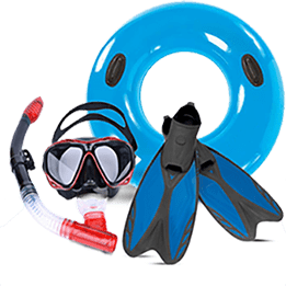 Midway knows everyone enjoys an afternoon in the water. We offer equipment that will bring all the fun to your afternoon water adventure.